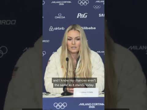 🗣️ Lindsey Vonn: "As long as there's a chance, I will try"