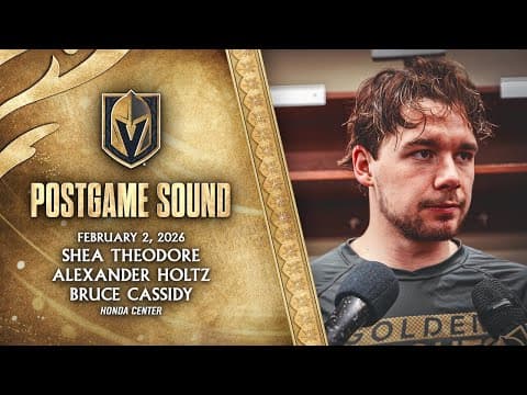 🎥 POSTGAME SOUND: Theodore, Holtz & Cassidy