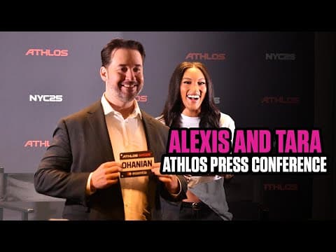Alexis Ohanian Sits Down with Tara Davis-Woodhall Ahead of ATHLOS NYC
