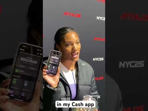 $60,000 in Tara Davis-Woodhall’s cash app