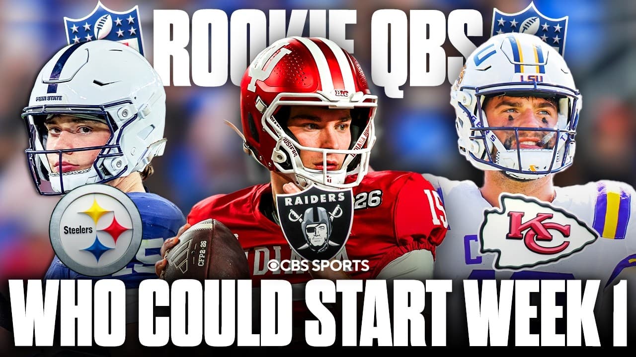 Rookie QBs who could start Week 1 of the NFL season 👀🍿