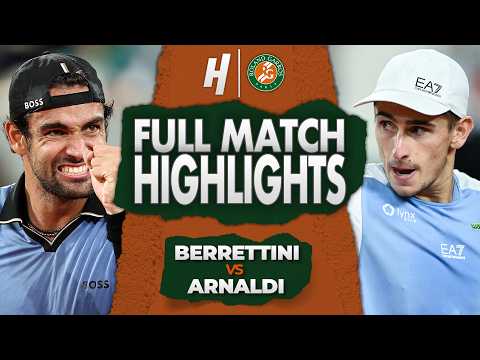 Matteo Berrettini vs Matteo Arnaldi - FULL Quarterfinal Highlights 🔥 Roland Garros 2026