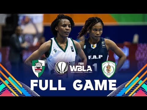 LIVE - Ferroviario Maputo v F.A.P Women | FIBA Women Basketball League Africa 2025 | Group Phase