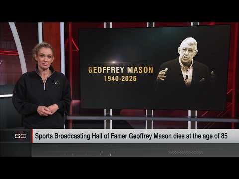 Nicole Briscoe pays tribute to Sports Broadcasting Hall of Famer Geoffrey Mason | SportsCenter