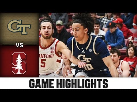Georgia Tech vs. Stanford Game Highlights | 2025-26 ACC Men's Basketball