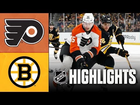Flyers vs. Bruins | NHL Highlights | January 29, 2026