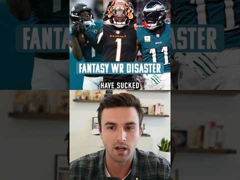 It’s been a DISASTER for the wide receiver position in fantasy.
