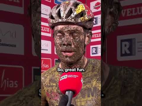 Last time out in Dendermonde 😂 'Great fun' according to Wout van Aert 😬😅
