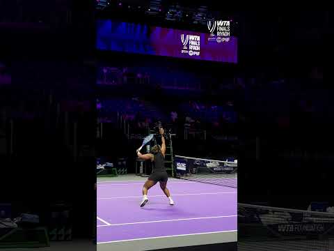 Siniakova & Townsend covering all their bases 💪 #wta #tennis #sports