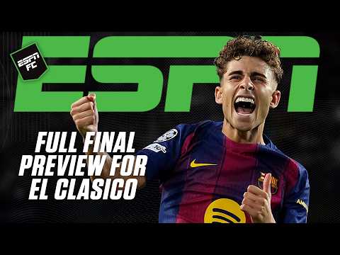Real Madrid 'BETTER be ready to play!' - Ale Moreno on El Clasico vs. Barcelona | ESPN FC