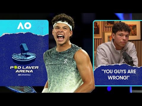 World No. 7 Ben Shelton Joins the Studio | Pod Laver Arena | Australian Open 2026