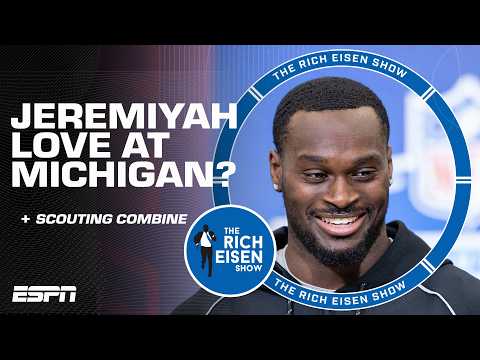 Jeremiyah Love ALMOST went to this BIG TEN school... 😳 | The Rich Eisen Show