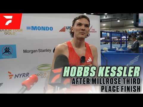 Hobbs Kessler Reflects on Third-Place Finish in the Wanamaker Mile | Millrose Games 2026