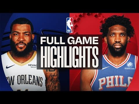 PELICANS at 76ERS | FULL GAME HIGHLIGHTS | January 31, 2026