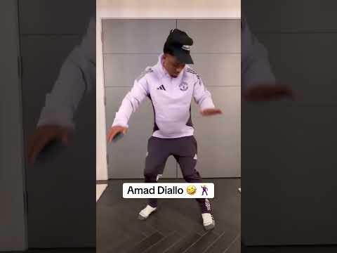 Amad Diallo was loving life 😂 (via amaddiallo19/IG)