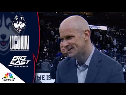 Dan Hurley wowed by UConn’s dramatic overtime win over Providence | Big East on NBC Sports