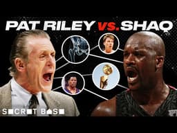 Shaq’s beef with Pat Riley saw benching, fake-injury accusations, and nearly came to blows
