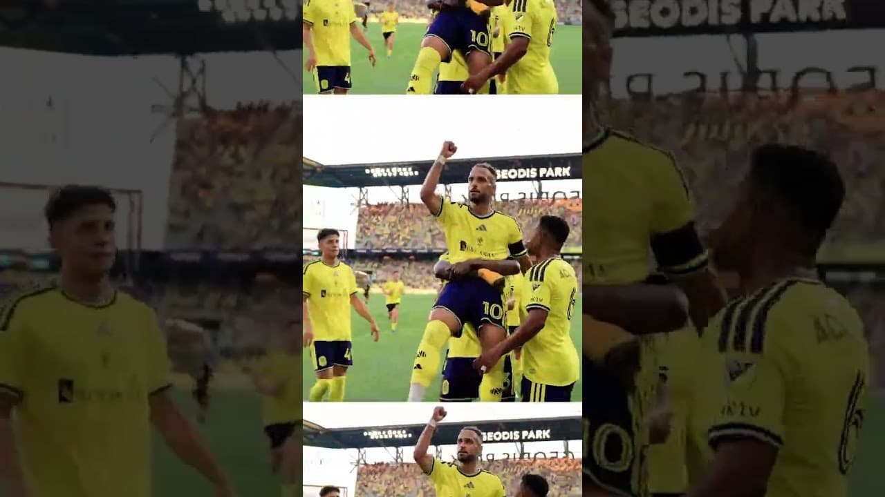 Sometimes happy accidents lead to great content 😅 #MLS #Nashville #soccer #goal #celebration