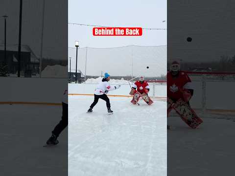 Testing the new outdoor rink at @TPC_Toronto #hockey #pavelbarber #tpctoronto #trickshot