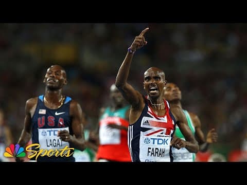 Mo Farah and Bernard Lagat deliver thrilling finish in men's 5000m at 2011 Worlds | NBC Sports