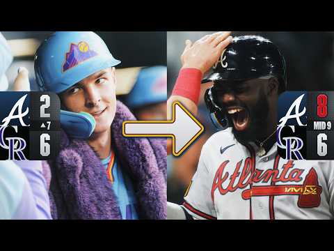 BRAVES CLIMB BACK from A 6-0 DEFICIT capped by Michael Harris II's go-ahead HR 😮‍💨 (Full comeback)