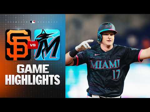 Giants vs. Marlins Game Highlights (6/19/26) | MLB Highlights