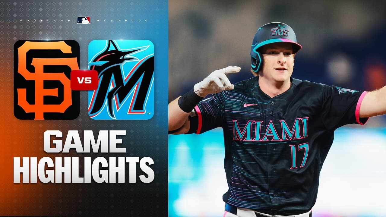 Giants vs. Marlins Game Highlights (6/19/26) | MLB Highlights