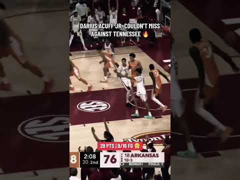 Darius Acuff Jr. had himself a day 🔥