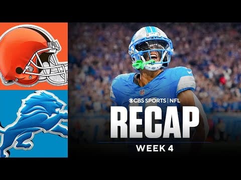 Lions cruise past Browns for third straight win | Is it time for a QB change in Cleveland? 🤔