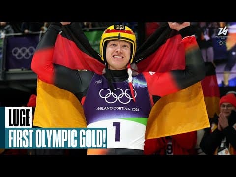 Langenhan storms to singles luge gold for Germany