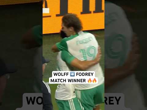 FIRST MLS GOAL ✅ match-winner for CJ Fodrey!!