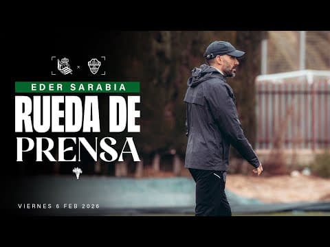 Eder Sarabia habla sobre el #RealSociedadElche correspondiente a la jornada 23 de de #LaLigaEASports