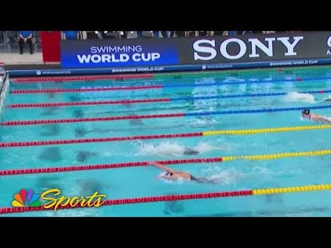 Regan Smith breaks American, World Cup records in 200m butterfly at Swimming World Cup | NBC Sports