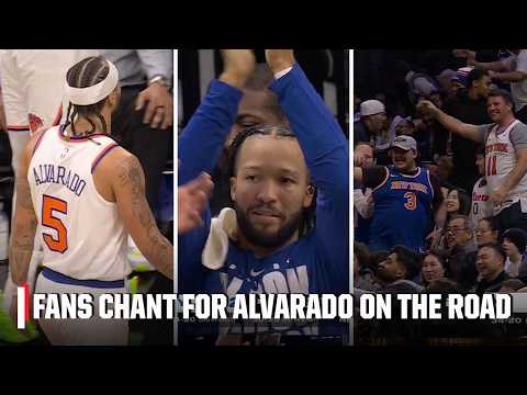 Jose Alvarado draws 'JOSE' chants ON THE ROAD after electric 8 3PM & 5 STL night 🙌 | NBA on ESPN