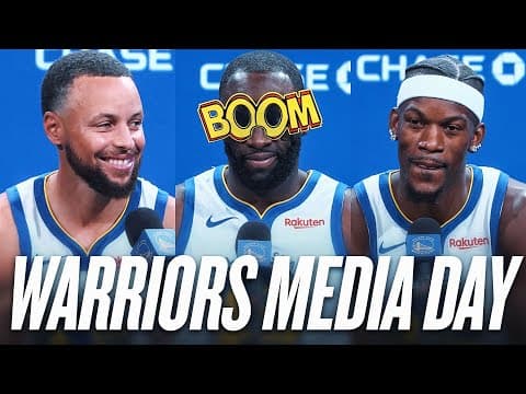 Golden State Warriors 2025 Media Day