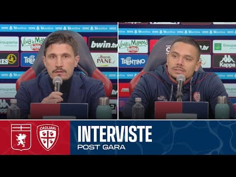 Post Gara | Pisacane e Caprile dopo Genoa-Cagliari | Serie A Enilive