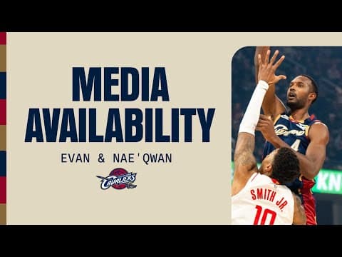 Cavs vs Rockets | Evan Mobley & Nae'Qwan Tomlin Media Availability | 11.19.2025