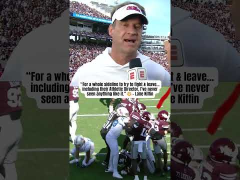 Lane Kiffin had WORDS for Mississippi State 👀