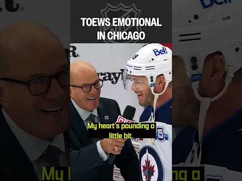 Captain Comes Home: Toews Back in Chicago! 🖤❤️