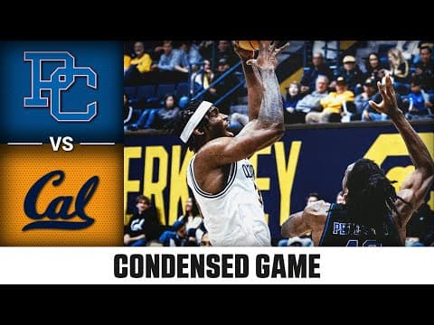 Presbyterian vs Cal Condensed Game | 2025-26 ACC Men's Basketball