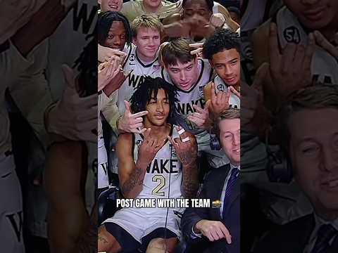 Flicking up with the crew 🤘#wakeforest #wakeforestdemondeacons #accbasketball #collegebasketball