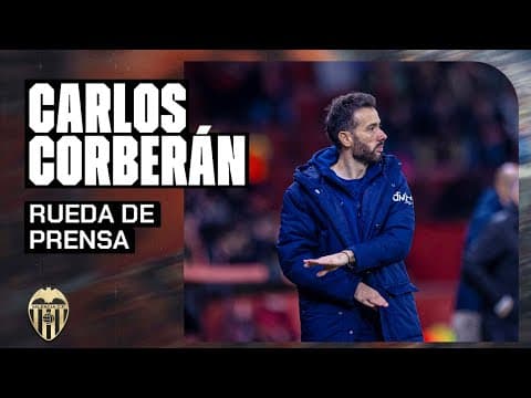 RUEDA DE PRENSA DE CARLOS CORBERÁN POSTERIOR AL REAL SPORTING 0 - 2 VALENCIA CF