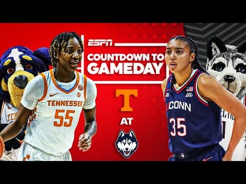 Will Tennessee Upset Undefeated UConn? 👀 | Countdown to Women's GameDay 🏀