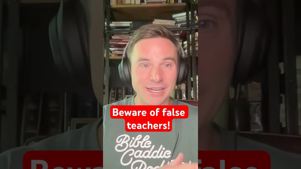 How Jesus teaches us to spot false teachers! #christianpodcast #falseteaxhers #whatwouldjesusdo