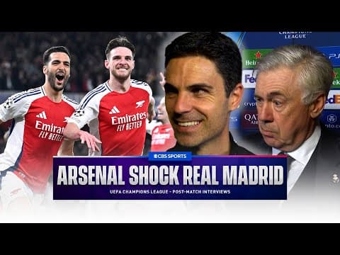 "SO HAPPY, SO PROUD" Arteta on WIN over Real Madrid | "They DESERVED to win" Ancelotti on Arsenal 🤯