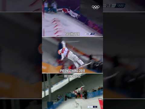 Let's revisit Mikael Kingsbury last three Olympic performances 🥈🥇🥈#Olympics #MilanoCortina2026