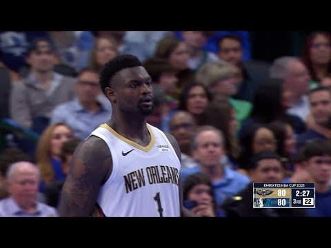 Zion Williamson Highlights vs. Dallas Mavericks 11/21/25