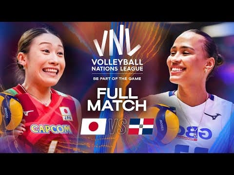 Japan 🇯🇵 vs. Dominican Republic 🇩🇴 | VNL 2025 - Full Match | Week 1