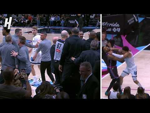 Scotty Pippen Jr. & Myron Gardner were both EJECTED after getting into it 😬