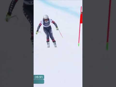Lindsey Vonn completes her training run 💪